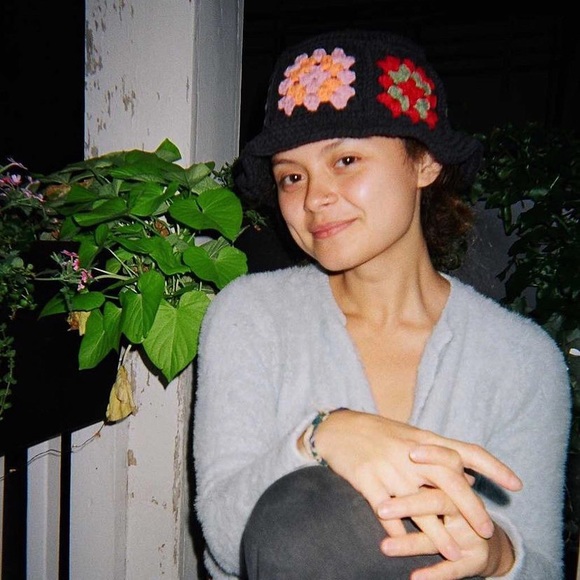 MADE TO ORDER CROCHET GRANNY SQUARE BUCKET HAT - Picture 3 of 3